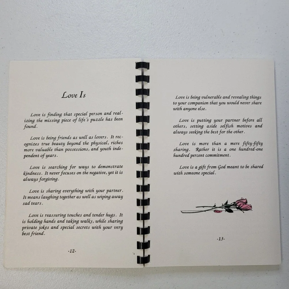 Sunny Thoughts To Warm‎ Your Heart Larry Howland Spiral Bound Poetry Book 1996